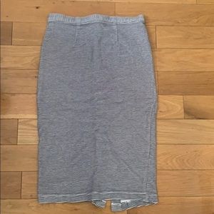 Striped Pencil Tshirt Skirt